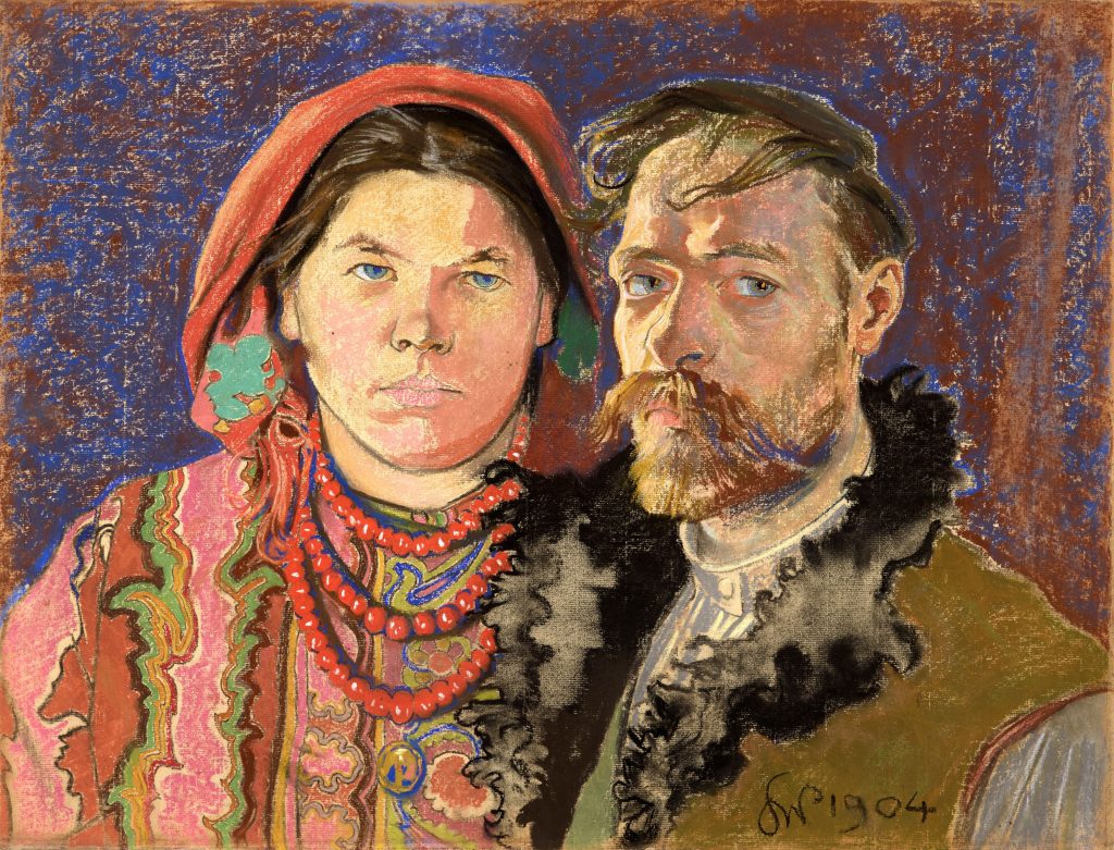 Stanisław Wyspiański, "Autoportret z żoną", fot. MNK