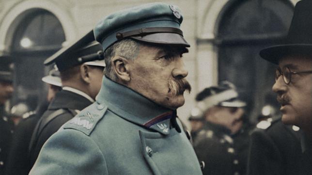 kadr z filmu "Niepodległość 1918", Józef Piłsudski