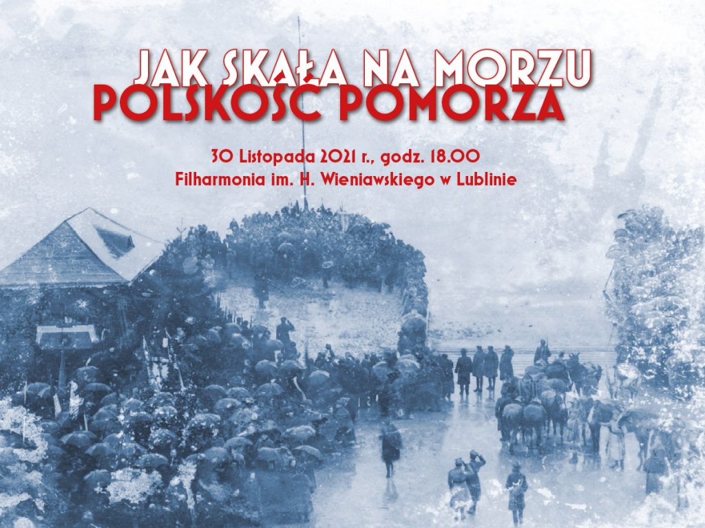 baner z tytułem wydarzenia i zdjęciem zaślubin polski z morzem