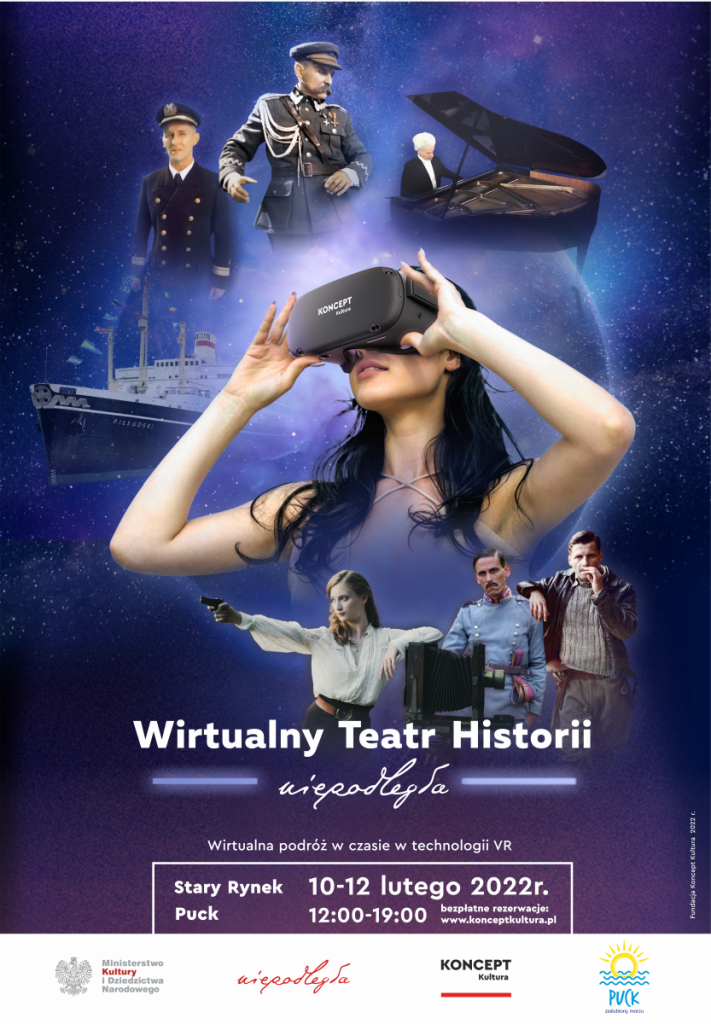 plakat pokazów VR w pucku