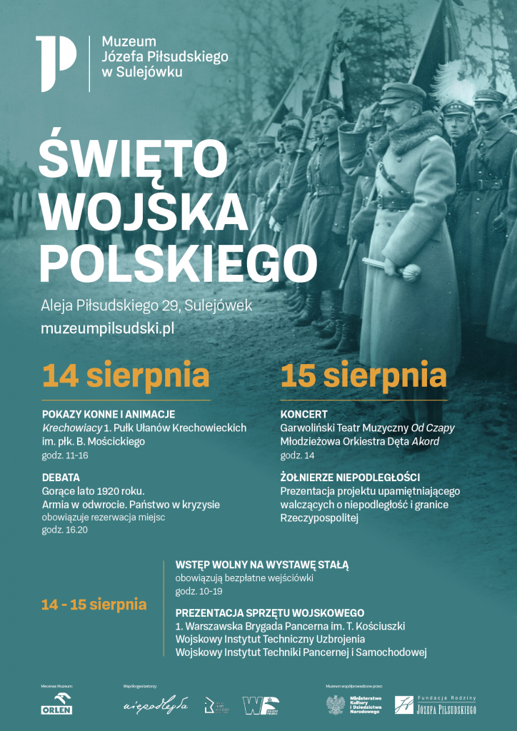 plakat wydarzeń 14-15 sierpnia