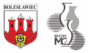 logotypy miasta i BOK w Bolesławcu