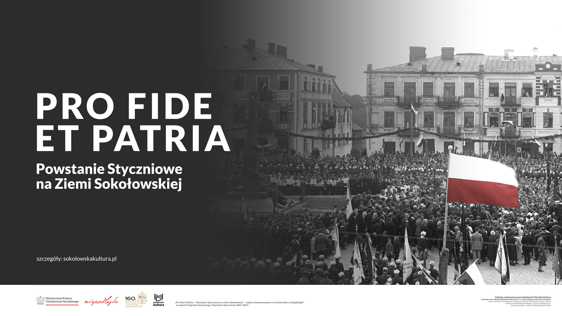 Pro fide et Patria - baner wydarzenia