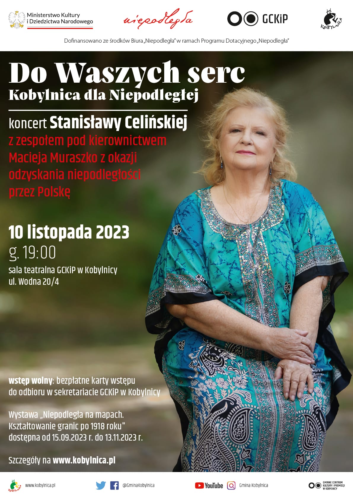 plakat- Koncert Stanisławy Celińskiej z zespołem 